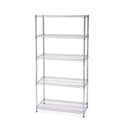 Zinc Coated Industrial Wire Shelving With 5" Casters For Cleanroom Equipment