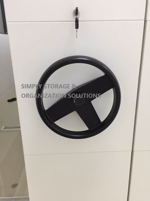 Mobile Compact Shoe Boxes High Density Storage System 2.5 Meters Extra High