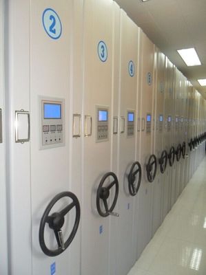 Intelligent Electrical Rolling High Density Filing Cabinet , Sliding Filing Cabinet System