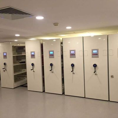 Intelligent Power Electrical High Density Storage System Filing Cabinets On Tracks