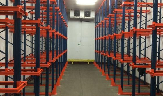 Space Saving Storage Drive In Drive Through Racking System Seafood Storage