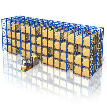 Seed Cold Room Accessed By Forklifts Bulk Storage Racks / Drive In Pallet Racks
