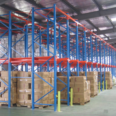 Refrigeration Engineering Beam Type Pallet Racking System Drive Through Racks