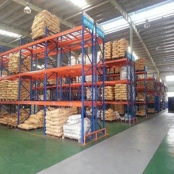 Packaging Material Industry Beam Type Double Deep Pallet Rack