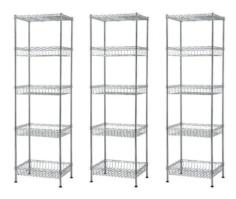 Hotel Front Desk Display Metal Storage Shelves With Large Capacity