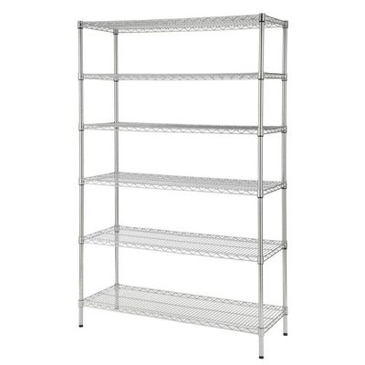 Heavy Duty Commercial Adjustable Chrome Shelving Unit Sales Shop Wire Rack