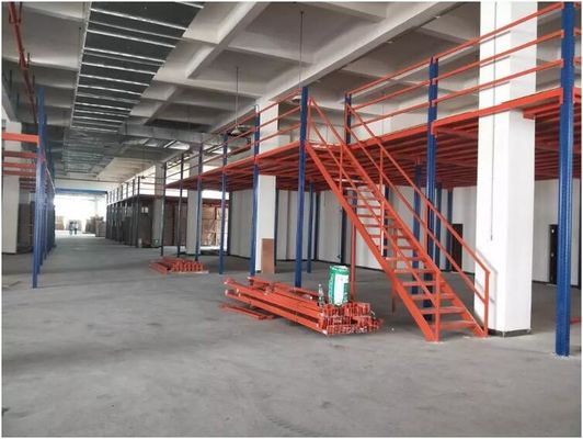 Steel Industrial Storage Racks Heavy Duty Mezzanine For Goods Fixed Mobility