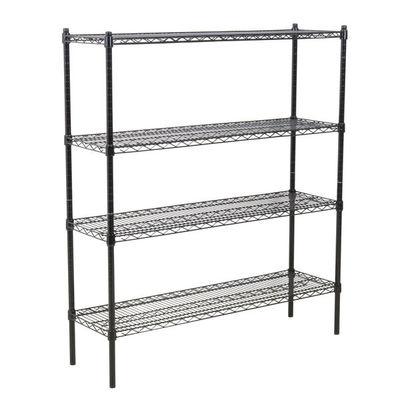 OEM Paper Divider Commercial Wire Racks Adjustable Storage Shelving 14"X 30"X 42"