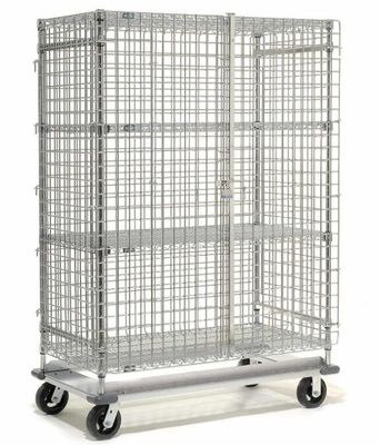 Factory Spare Parts Logistics SS Wire Security Storage Truck 500kg Capacity
