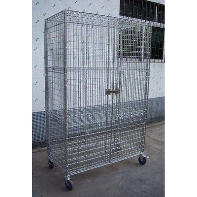 Factory Spare Parts Logistics SS Wire Security Storage Truck 500kg Capacity