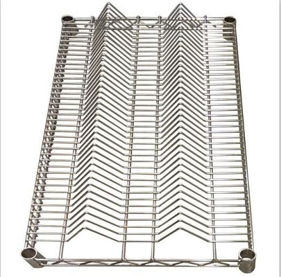 Antistatic PCB Plates Industrial Wire Shelving Unit Size 457*1215mm