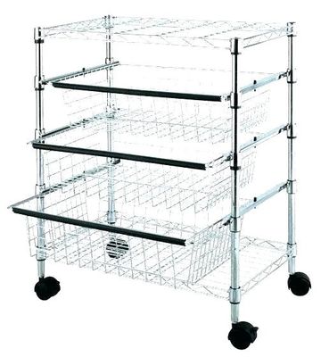 Pull out Shelf Kitchen Bakery Multiple Function Wire Shelving Cart