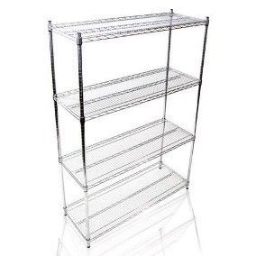 5 Shelf Kitchen Classified Storage Rack Large Capacity Wire Shelving