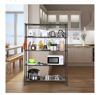 Heavy - Duty 5 Tier Home Wire Shelving For Balcony Antl - Rust  OEM