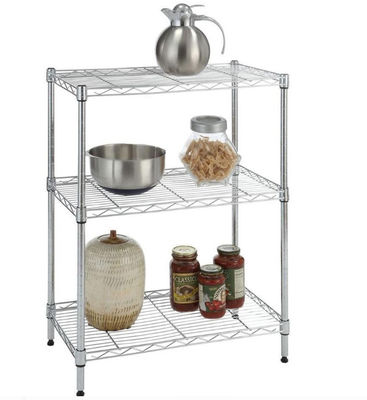 3 Tier Lightweight Home Wire Shelving Rack Unit Garage Storage Organizer