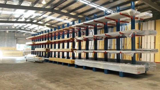 Workshop Heavy Duty Storage Racks / Foodstuff And Non - Consumables Cantilever Storage Racking