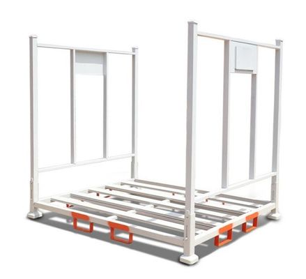 Powder Coated Steel Stackable Pallet Racks 1200*1200*1100mm For Goods Turnover