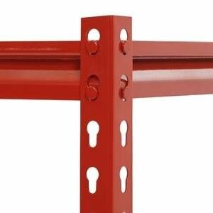 Red Q235 Steel Wide Span Shelving 400lbs For Warehouse Storage