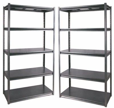 150kg Adjustable Steel Long Span Shelving With Column Slot Design