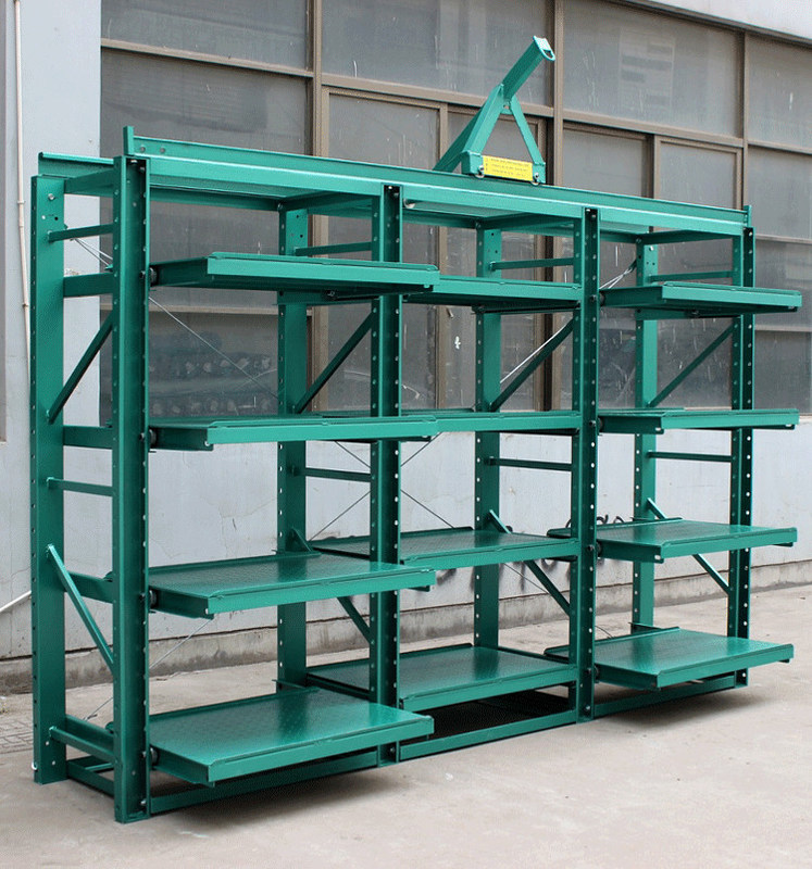Heavy Duty Plastic Moulding Dies Industrial Shelving Systems with Crane