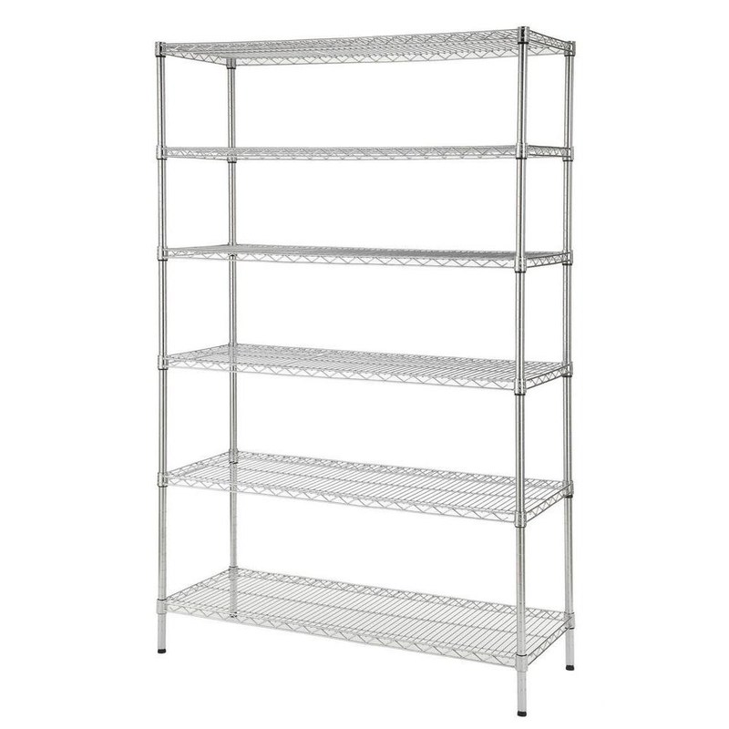 Heavy Duty Commercial Adjustable Chrome Shelving Unit Sales Shop Wire Rack