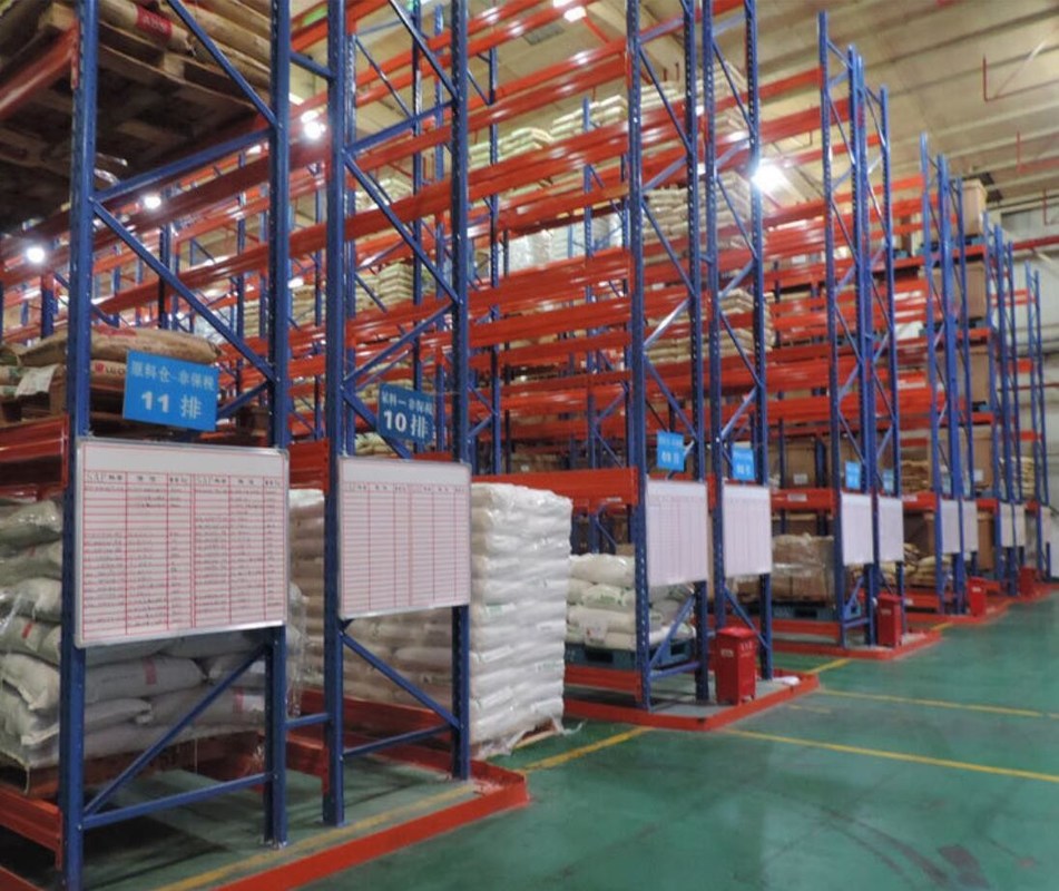 Flour Heavy Duty Storage Racks 1000kg Per Layer / Metal Pallet Shelving