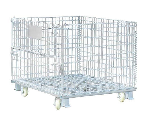 Collapsible 4000lbs Welded Wire Mesh Containers 32″D x 40″L x 34″H